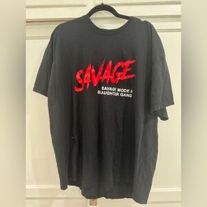 21 Savage Graphic Black T-Shirt